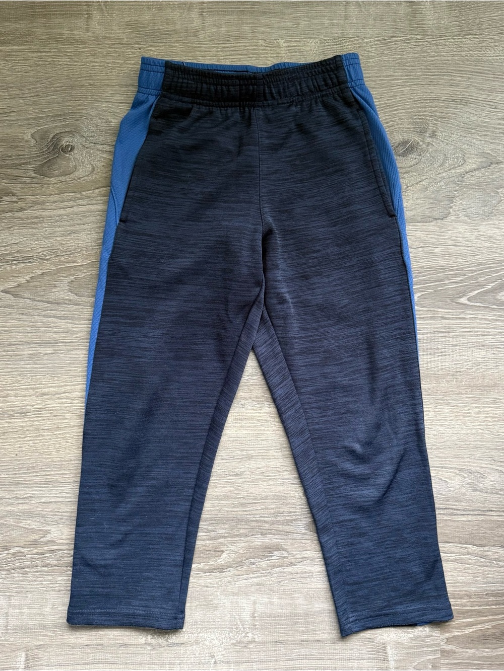 Champion Black Joggers with Blue Side Panels